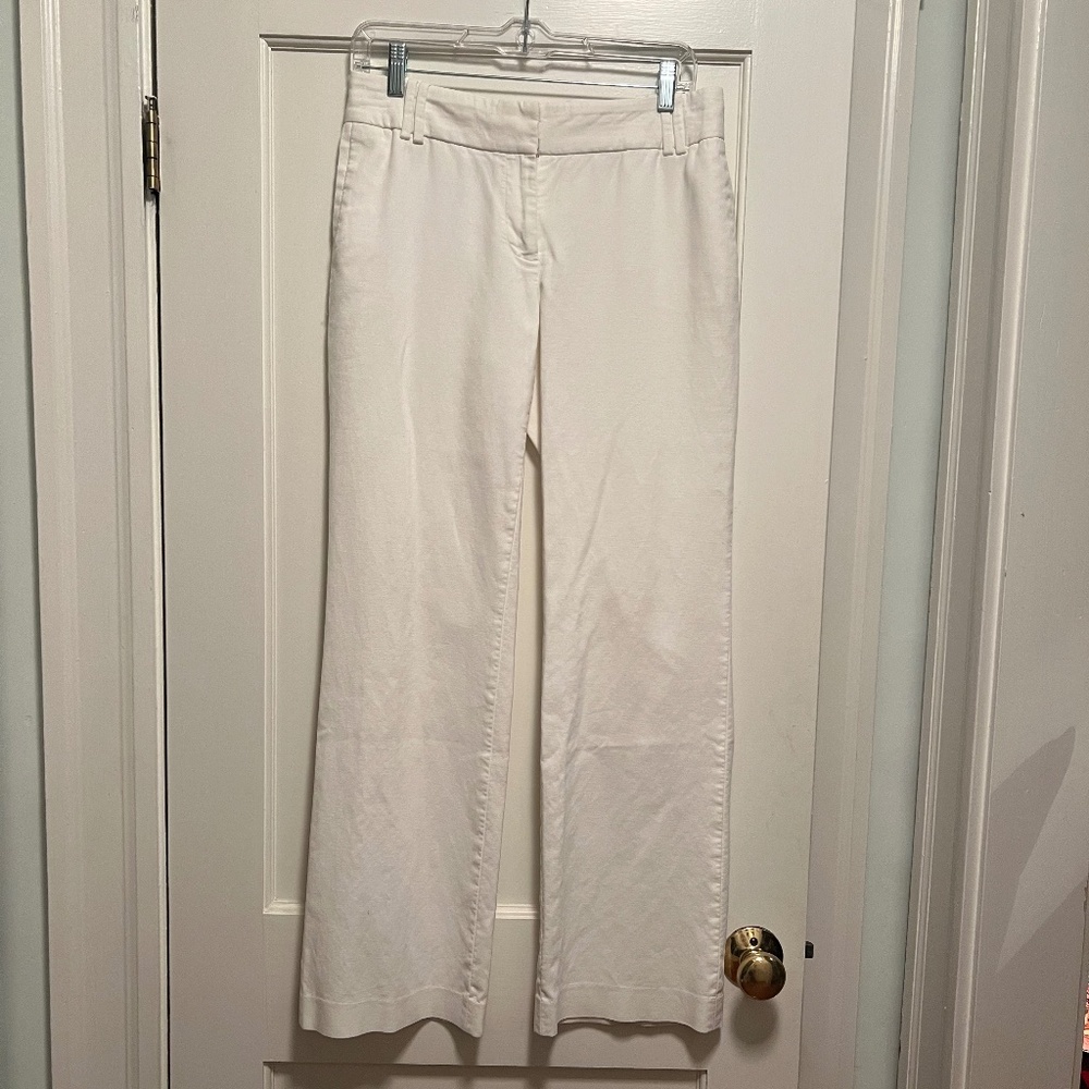White J.Crew Pants, Size 4